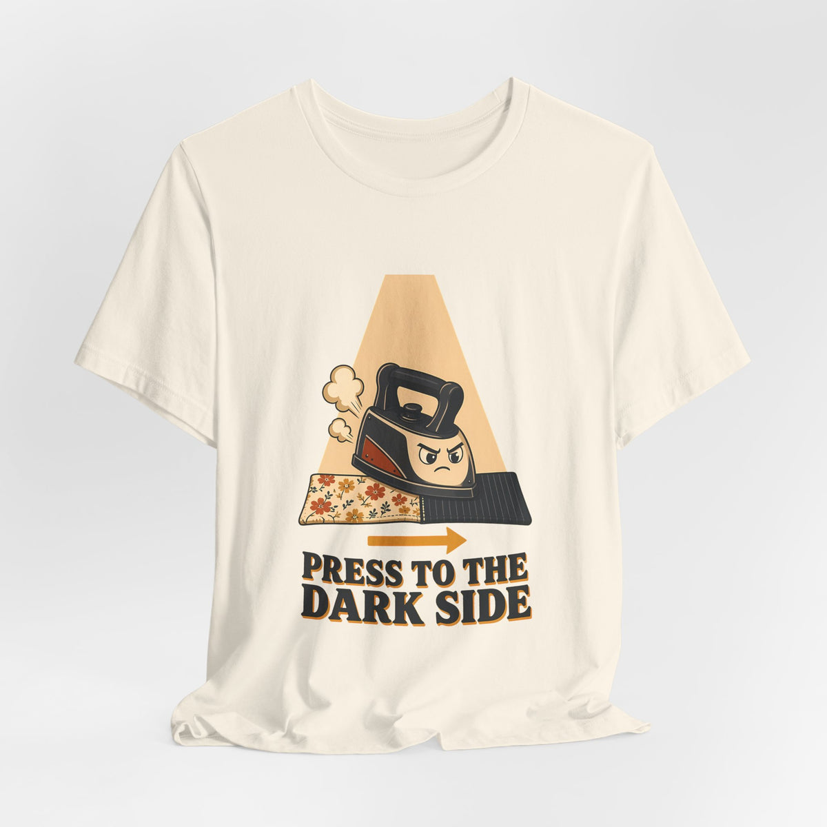 Press to the Dark Side Quilting Shirt, Funny Iron Seam Pressing Tee, Quilter Humor Gift, Sewing Tote Bag