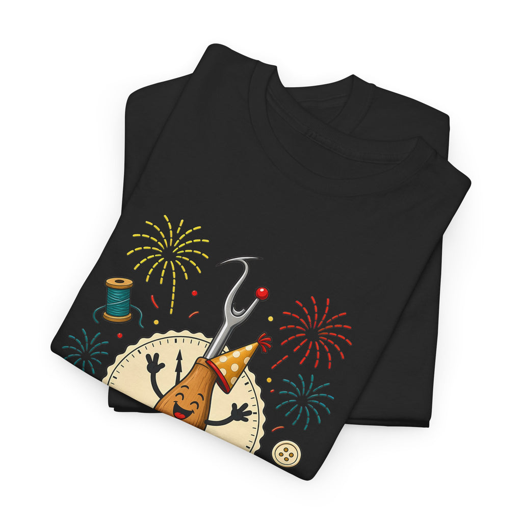 New Year Same Seam Ripper Plus Size Tee up to 5XL, Funny Sewing New Years Shirt, Quilter Humor Gift, Sewist Party Tee