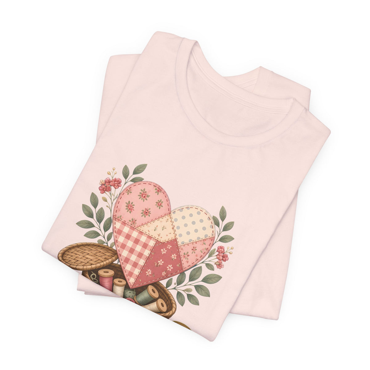 Love Measured in Stitches Gigi Shirt, Sewing Grandma Gift, Personalized Quilting Nana Tee or Tote, Mothers Day Gift