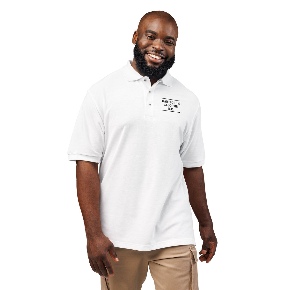 Hartford & Slocomb Railroad Heritage Blend Polo – Light