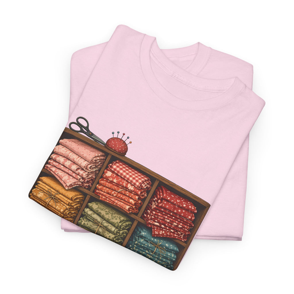 Not Hoarding Just Pre-Quilting Plus Size Tee up to 5XL, Funny Fabric Stash Quilter Gift, Quilting Sewing Room Shirt