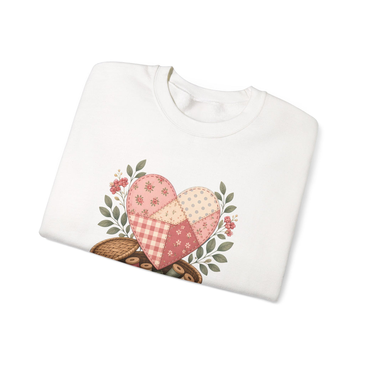 Love Measured in Stitches Gigi Sweatshirt, Sewing Grandma Gift, Personalized Quilting Nana Crewneck, Mothers Day Gift