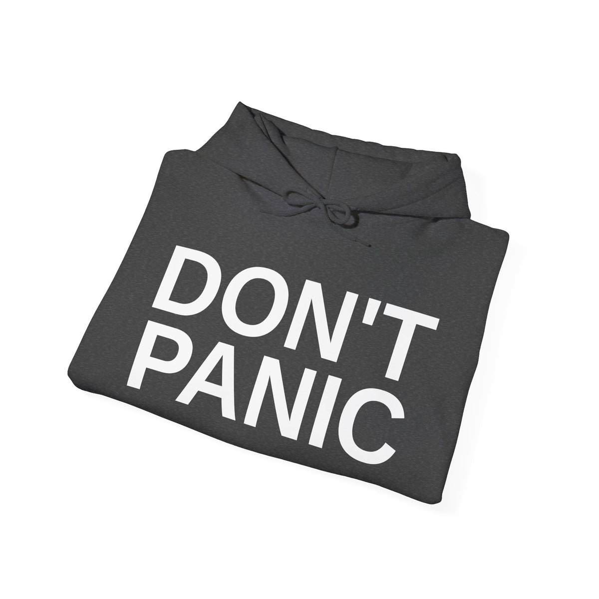 DON'T PANIC Big Text Hoodie