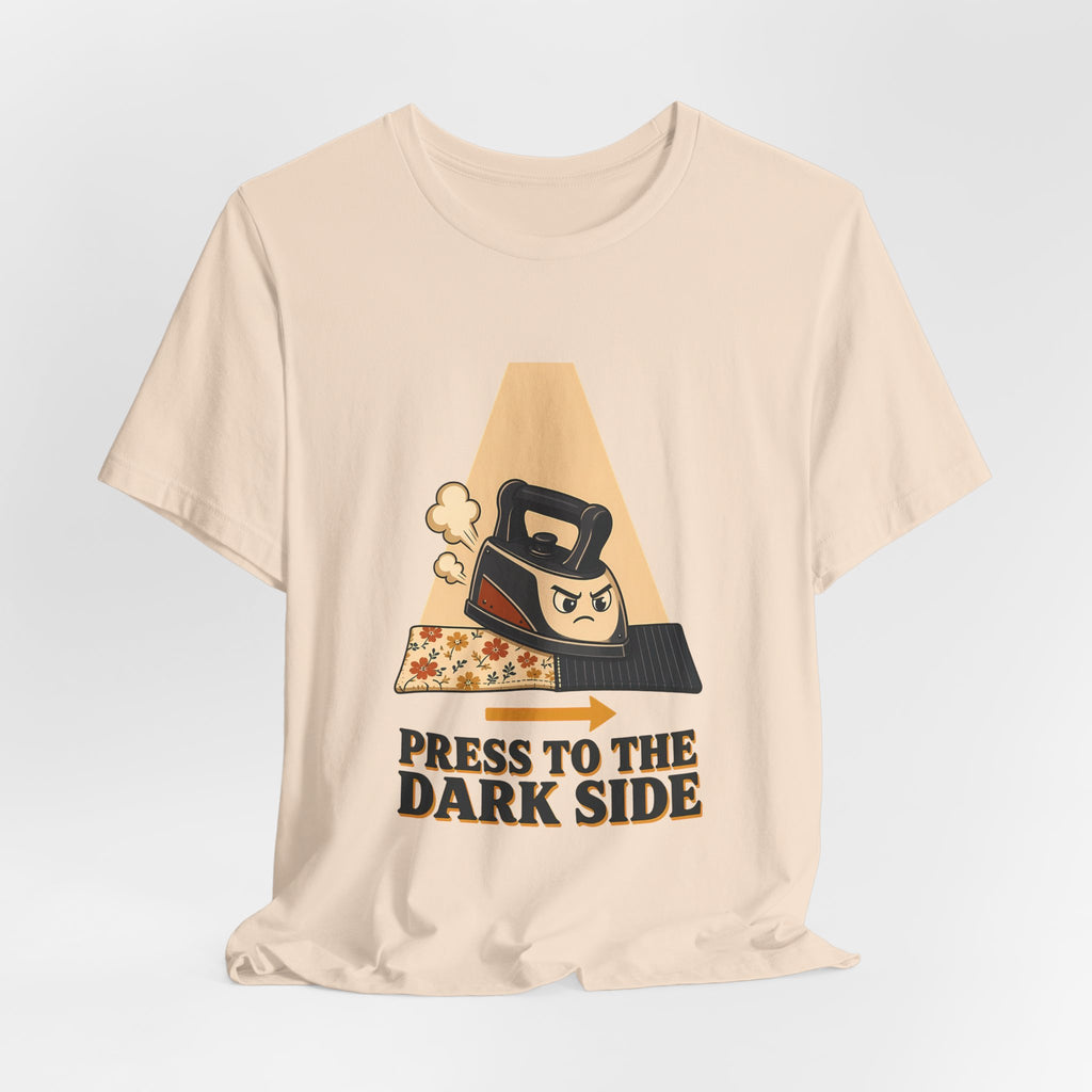 Press to the Dark Side Quilting Shirt, Funny Iron Seam Pressing Tee, Quilter Humor Gift, Sewing Tote Bag