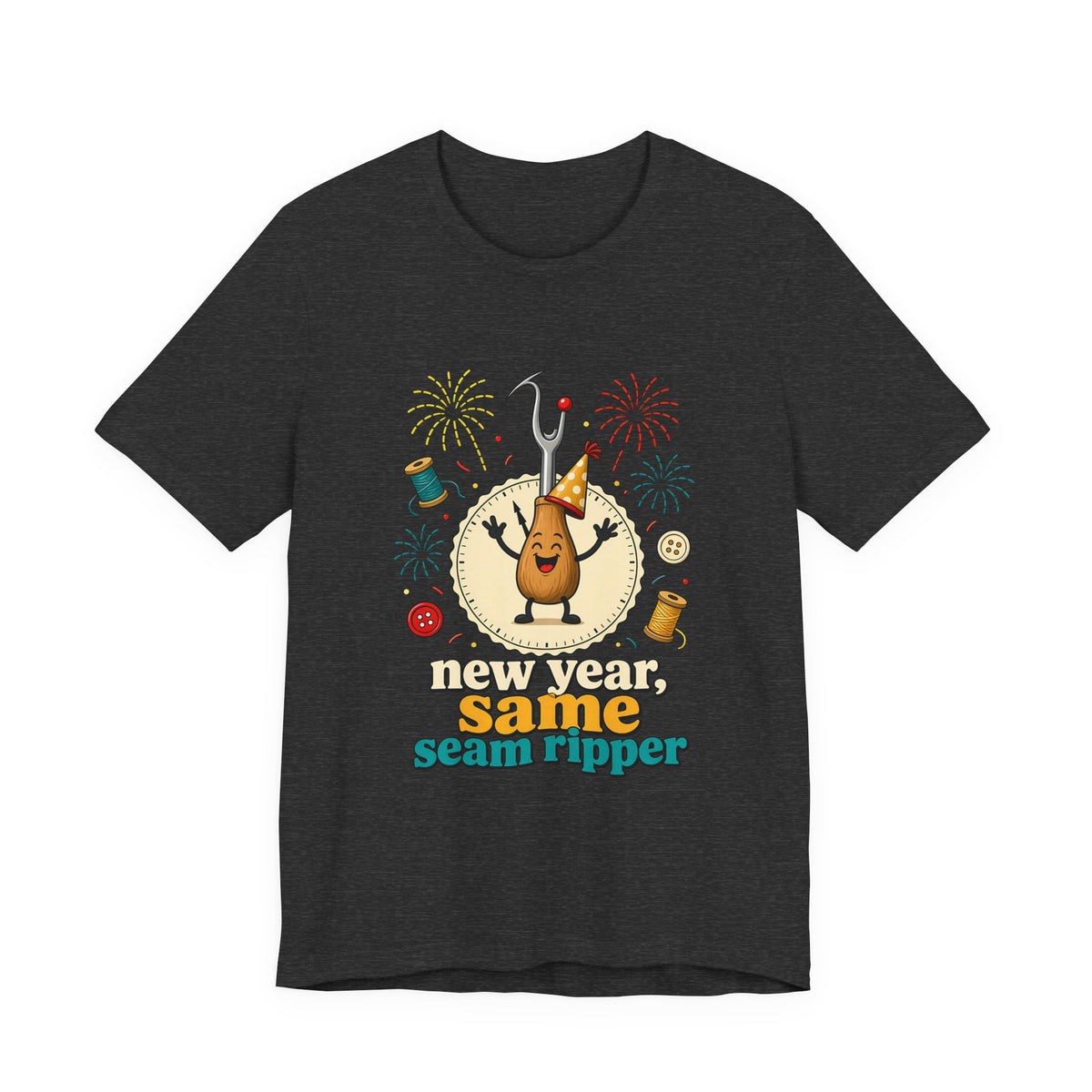 New Year Same Seam Ripper Shirt, Funny Sewing New Years Tee, Quilter Humor Gift, Sewist Party Shirt or Tote