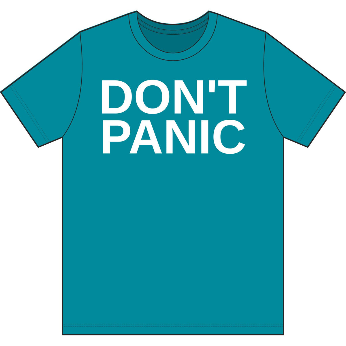 DON'T PANIC Big Text Tee (Polyester)