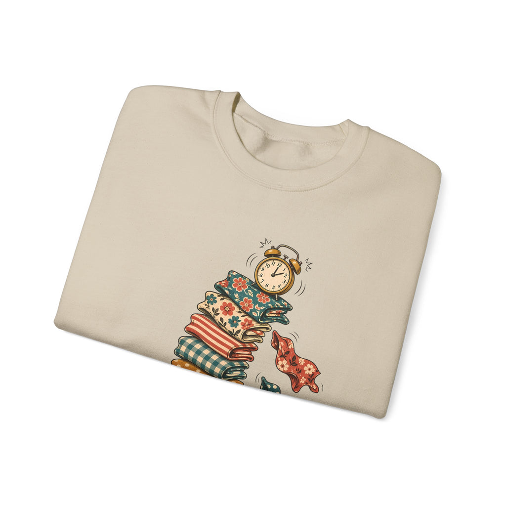 Sew Much Fabric Sew Little Time Sweatshirt, Funny Fabric Stash Quilter Crewneck, Gift for Sewist