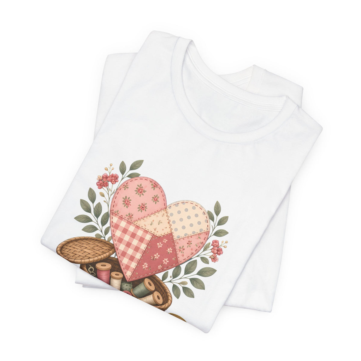 Love Measured in Stitches Gigi Shirt, Sewing Grandma Gift, Personalized Quilting Nana Tee or Tote, Mothers Day Gift