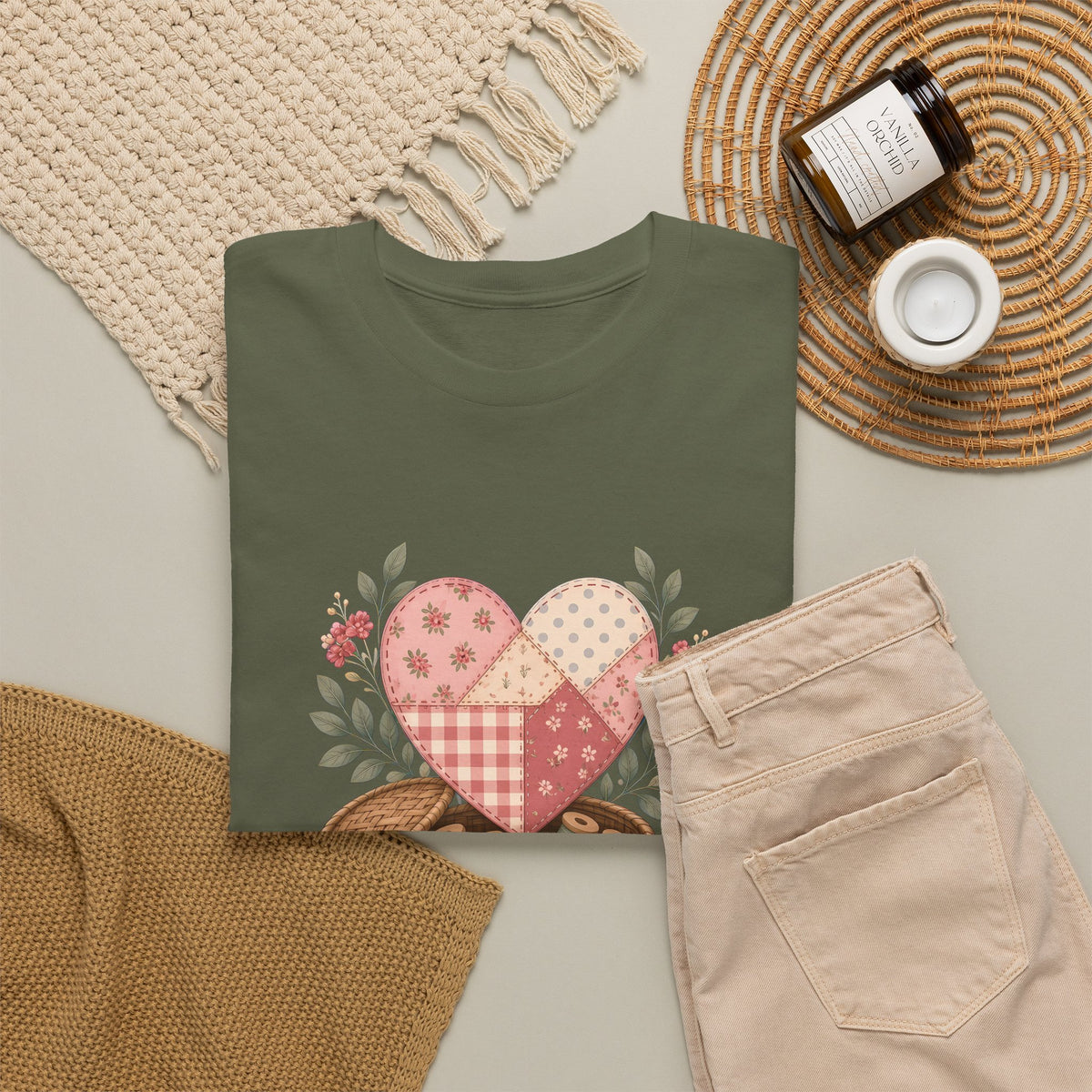 Love Measured in Stitches Gigi Plus Size Tee up to 5XL, Sewing Grandma Gift, Personalized Quilting Nana Shirt, Mothers Day Gift