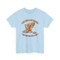 Give Them a Fat Quarter They Will Take a Yard Plus Size Tee up to 5XL, Funny Cat Quilting Shirt, Quilter Gift