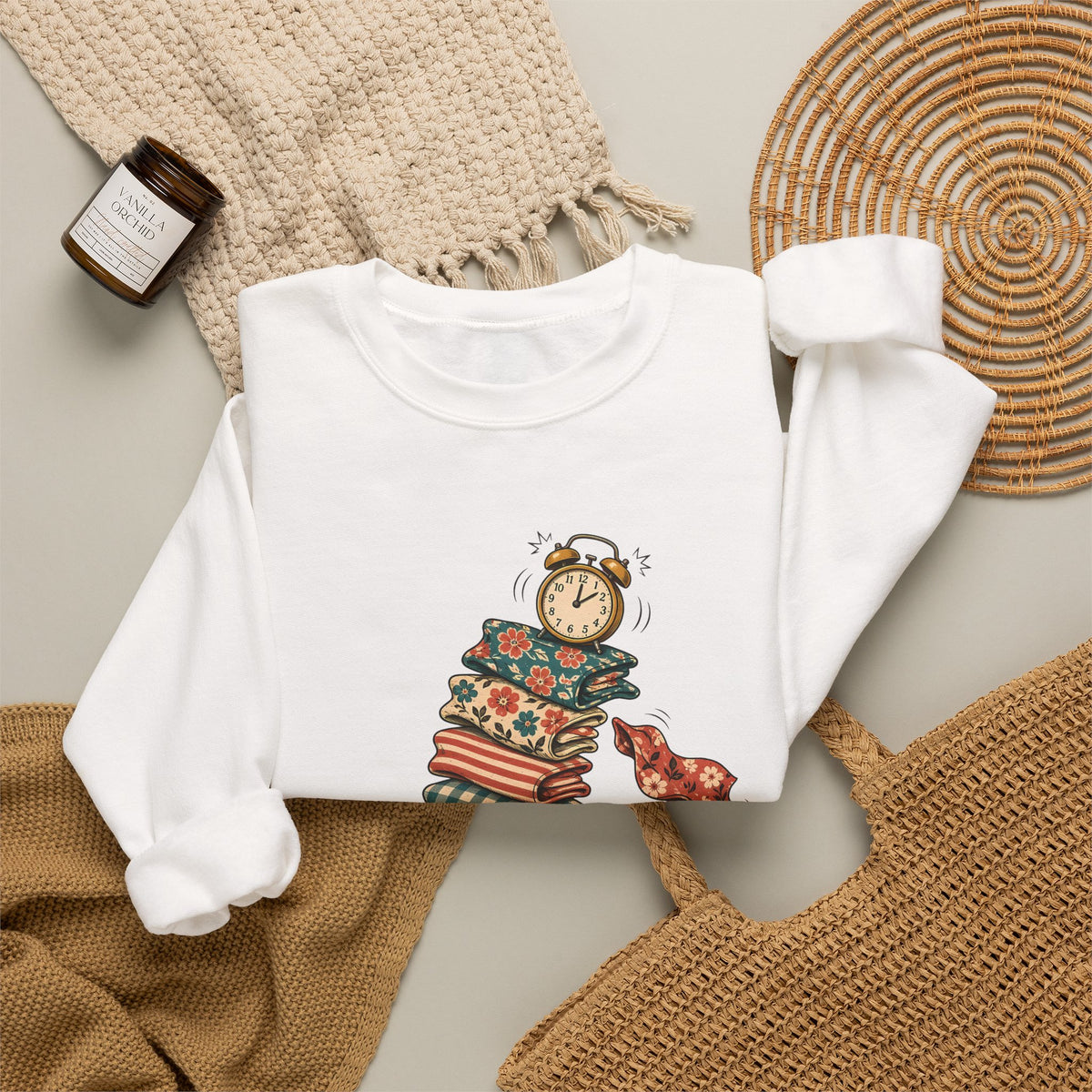Sew Much Fabric Sew Little Time Sweatshirt, Funny Fabric Stash Quilter Crewneck, Gift for Sewist
