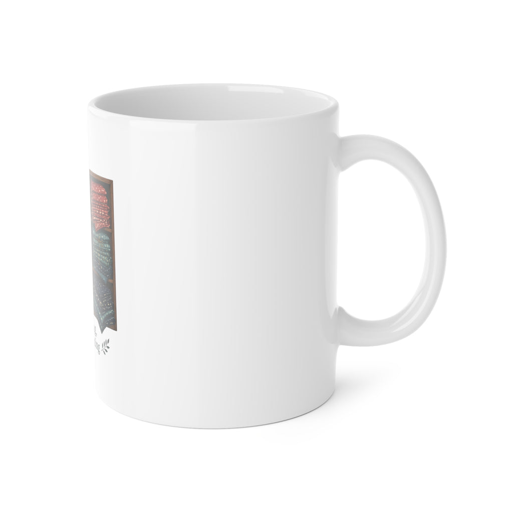 Not Hoarding Just Pre-Quilting Mug, Funny Fabric Stash Quilter Gift, Quilting Sewing Room 11oz Coffee Mug