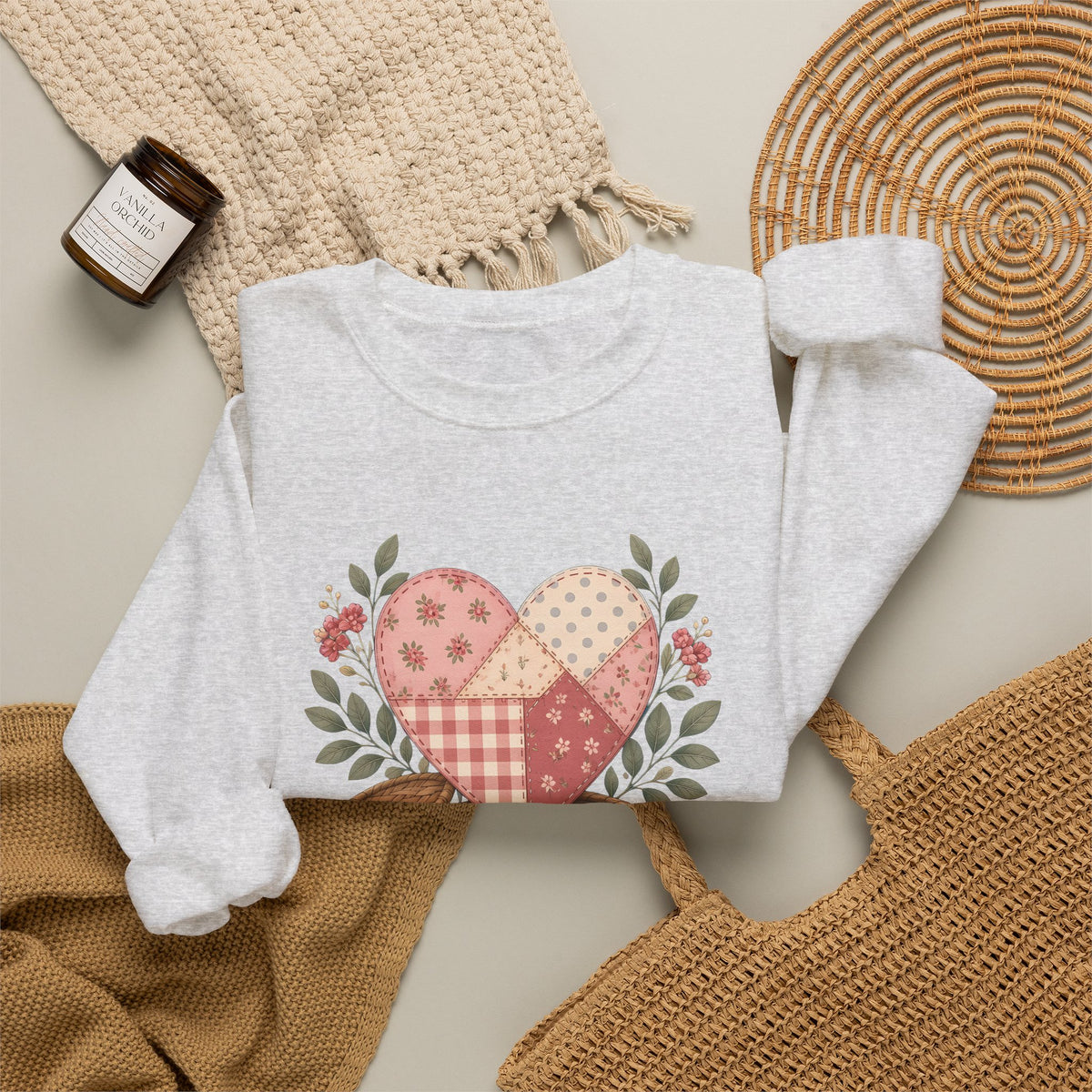 Love Measured in Stitches Gigi Sweatshirt, Sewing Grandma Gift, Personalized Quilting Nana Crewneck, Mothers Day Gift