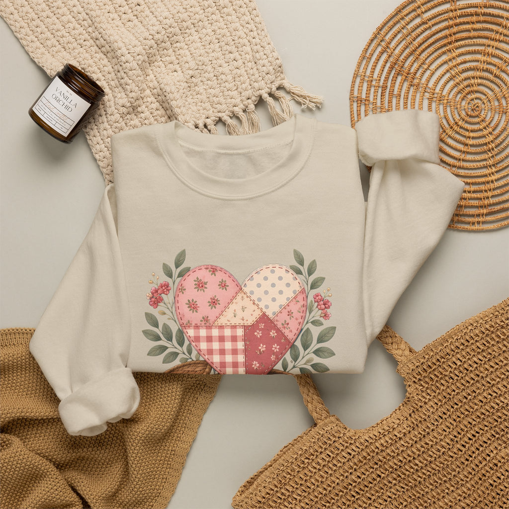 Love Measured in Stitches Gigi Sweatshirt, Sewing Grandma Gift, Personalized Quilting Nana Crewneck, Mothers Day Gift
