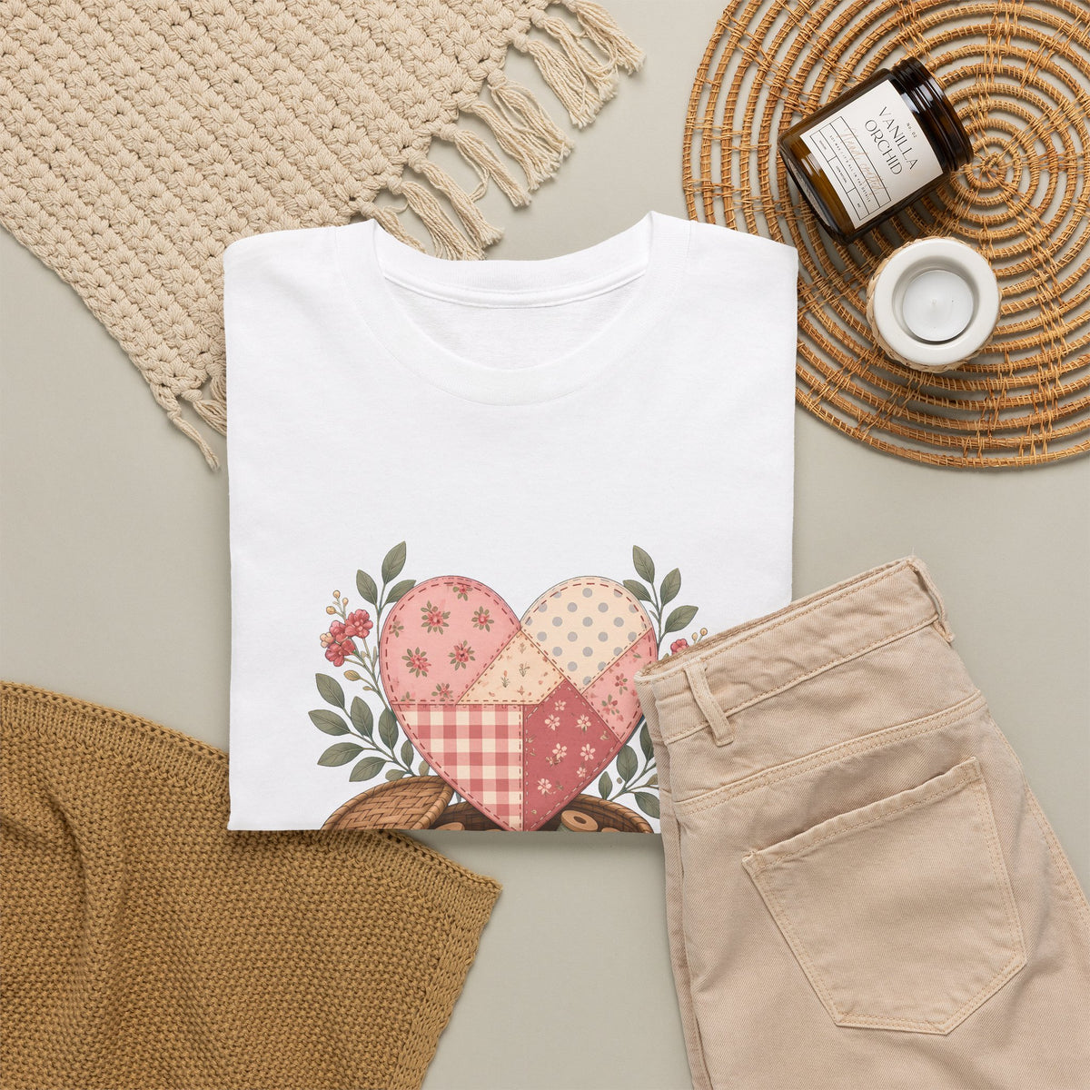 Love Measured in Stitches Gigi Plus Size Tee up to 5XL, Sewing Grandma Gift, Personalized Quilting Nana Shirt, Mothers Day Gift