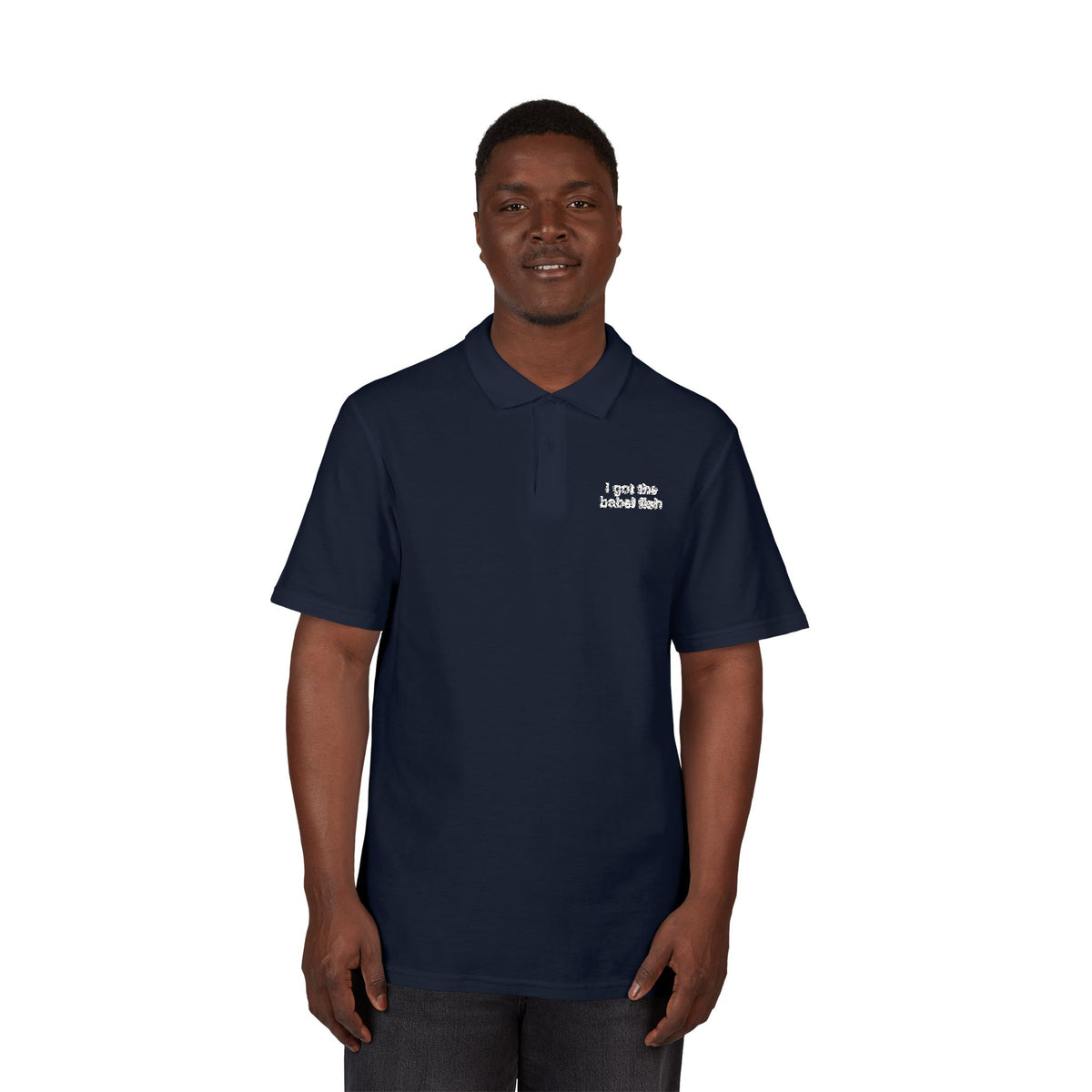 Infocom Babel Fish Cotton Polo