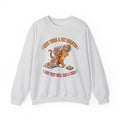 Give Them a Fat Quarter They Will Take a Yard Sweatshirt, Funny Cat Quilting Crewneck, Fabric Thief Cat, Quilter Gift