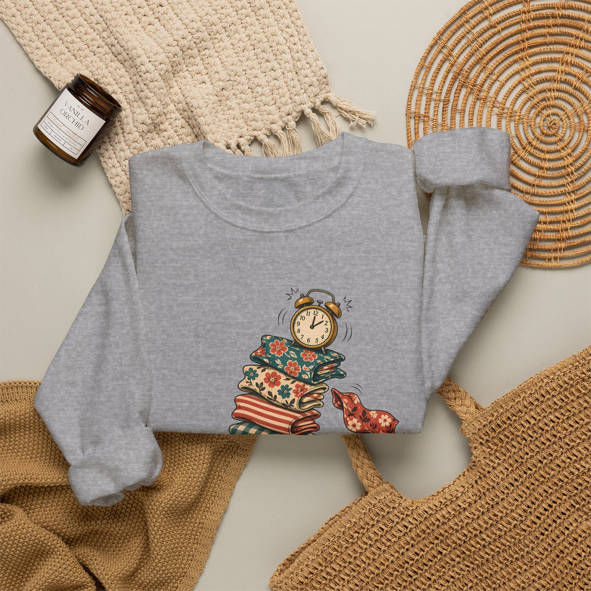 Sew Much Fabric Sew Little Time Sweatshirt, Funny Fabric Stash Quilter Crewneck, Gift for Sewist