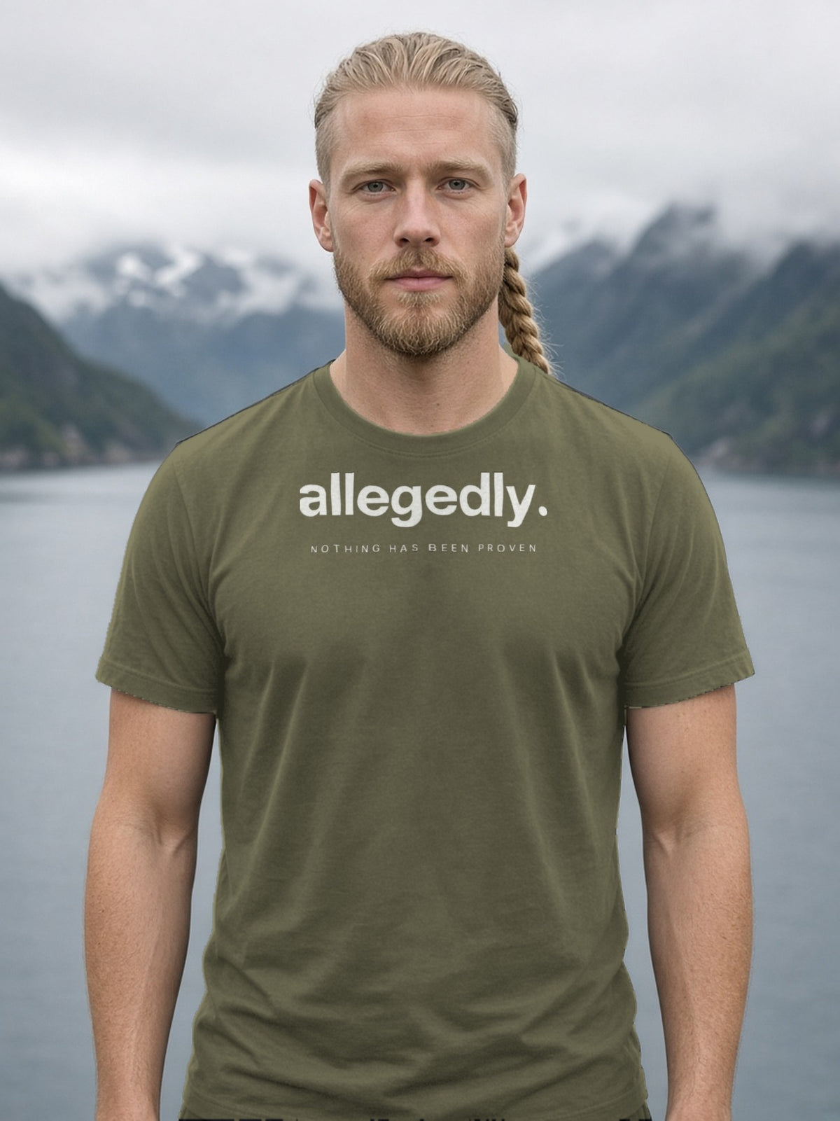 Allegedly Minimal Tee - Army