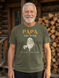 Papa the Bold Viking Grandpa Tee - Army