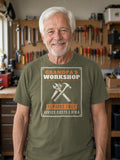 Grandpa's Workshop Tin Sign Tee - Army