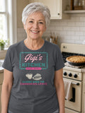 Gigi's Kitchen Retro Diner Sign Tee - Asphalt