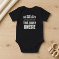 I Went to Gigi and Papa's Lousy Onesie - Black