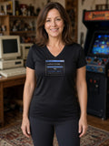 Loading Grandpa 99% Women's V-Neck Tee (Polyester) - Black