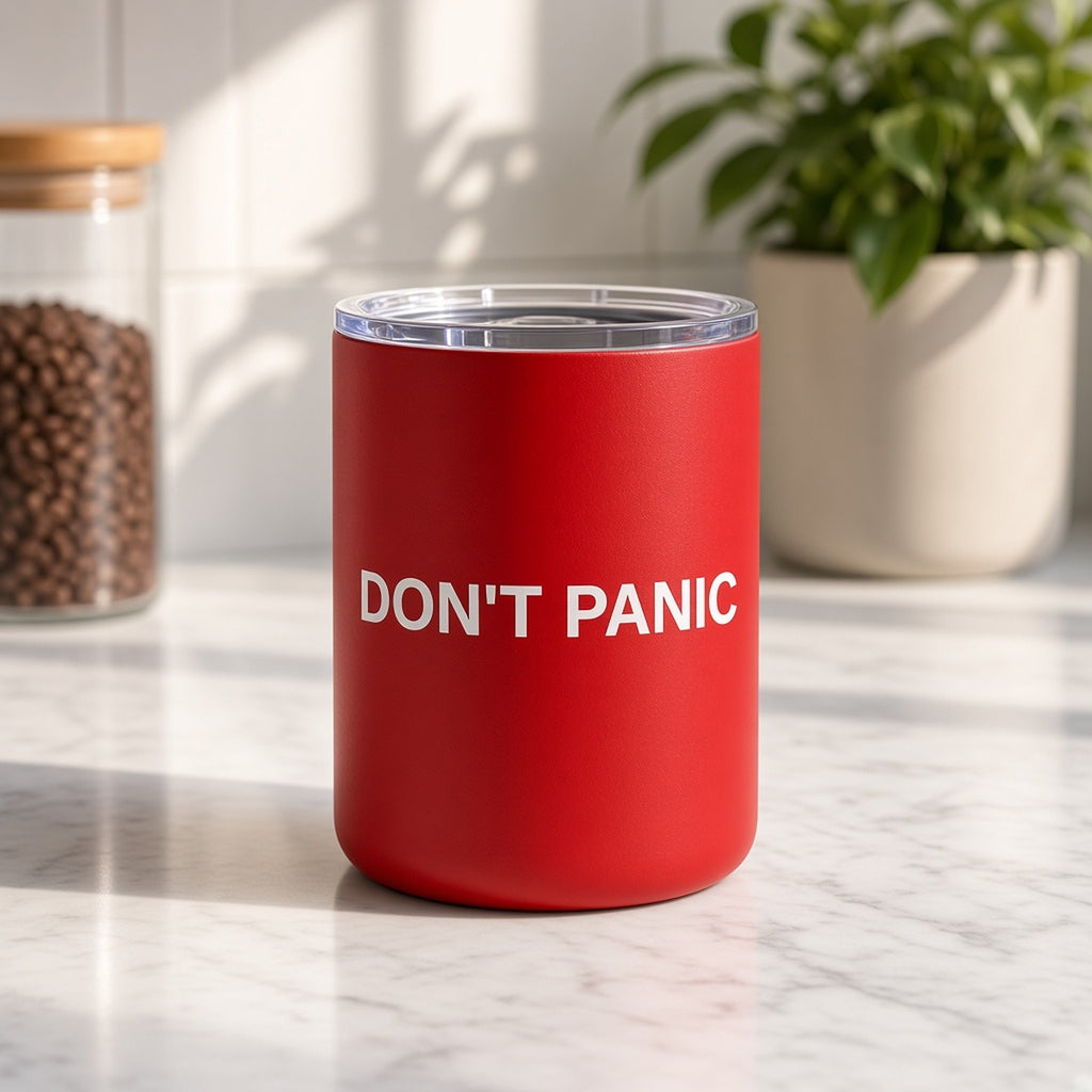 DON'T PANIC Insulated Tumbler 10oz