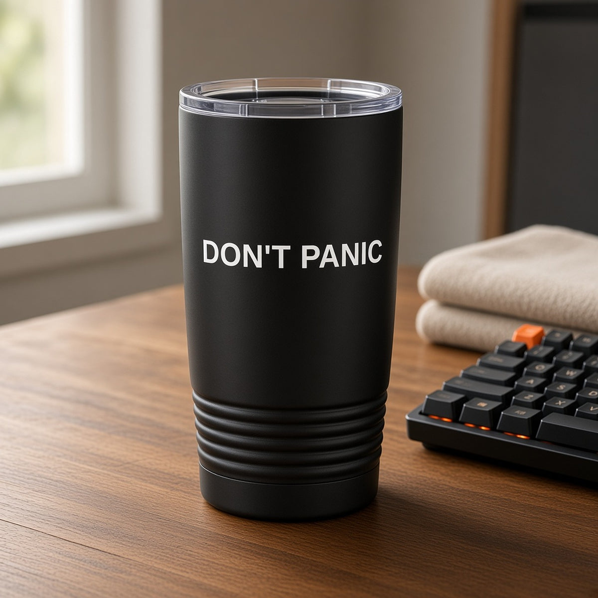DON'T PANIC Insulated Tumbler 20oz