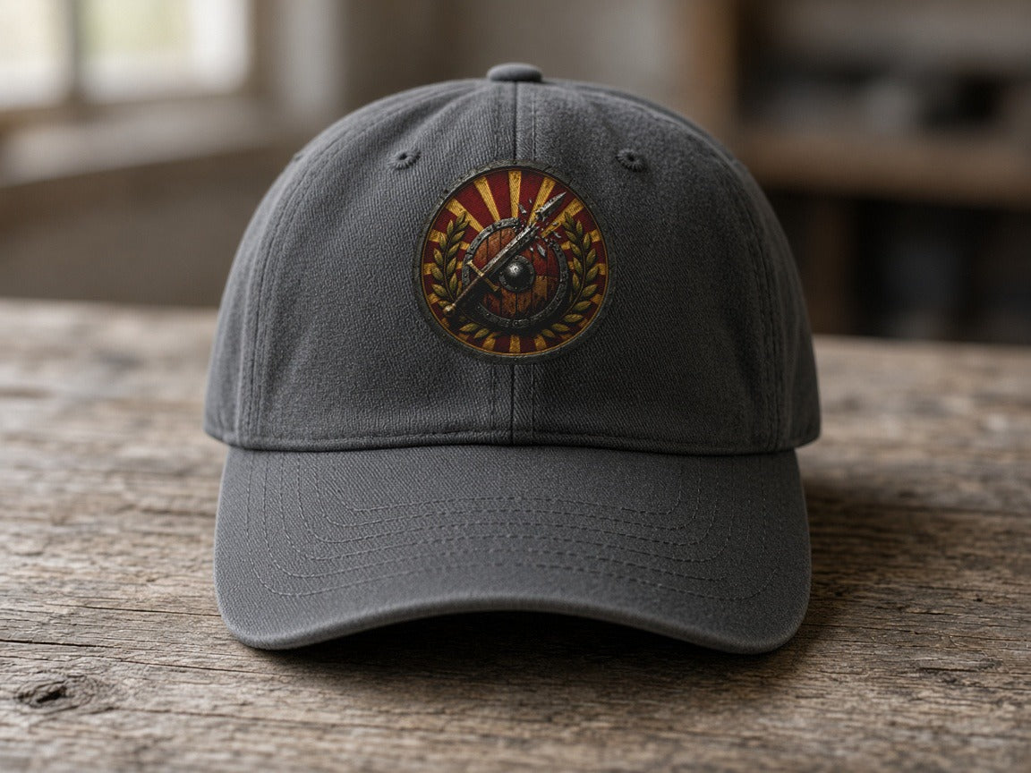 Broken Blade Crest Cap – Charcoal Grey