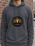 Crown of the Ember Throne Hoodie – Dark Heather