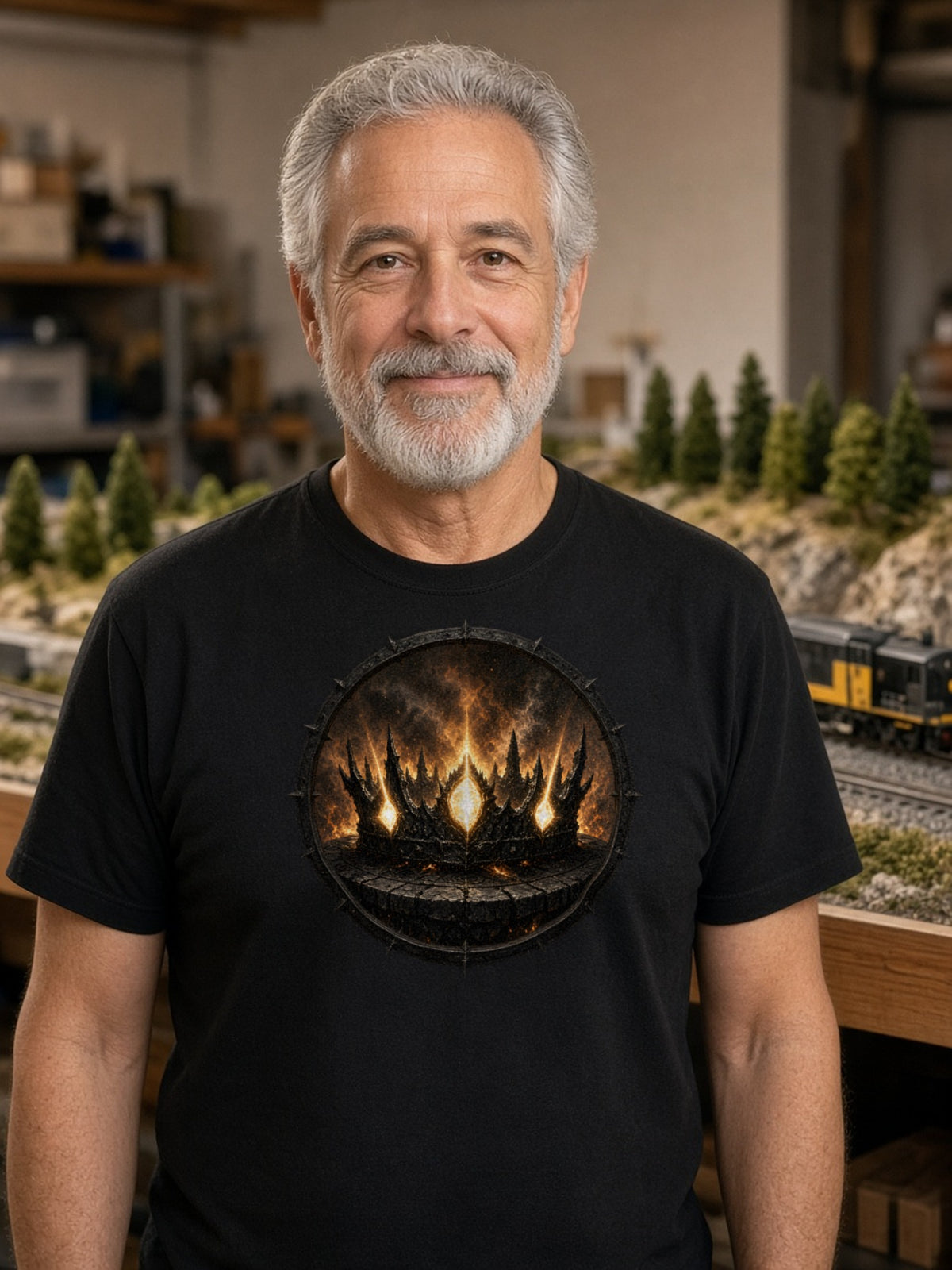 Crown of the Ember Throne Tee – Black