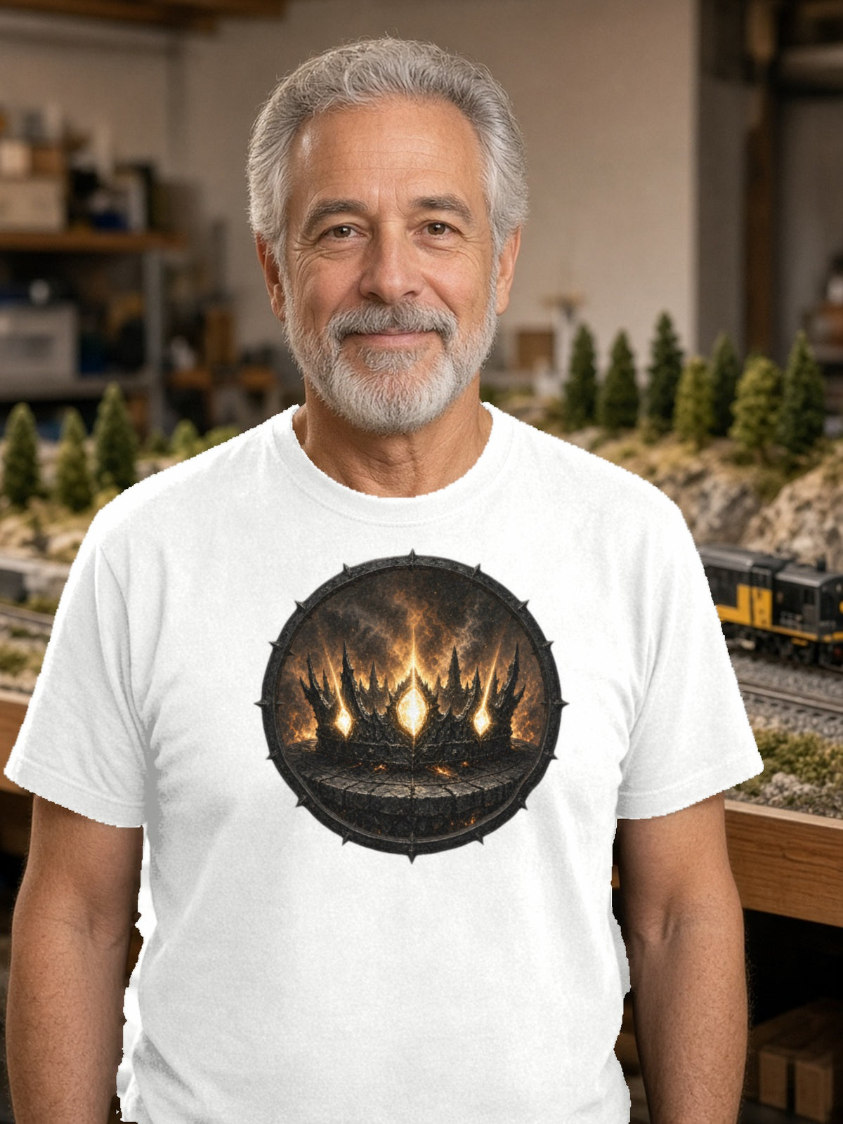 Crown of the Ember Throne Tee – White