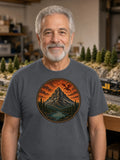 Dragon Over Ember Peak Tee – Asphalt