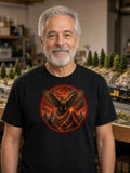 Eagle Over the Fire Peaks Tee – Black