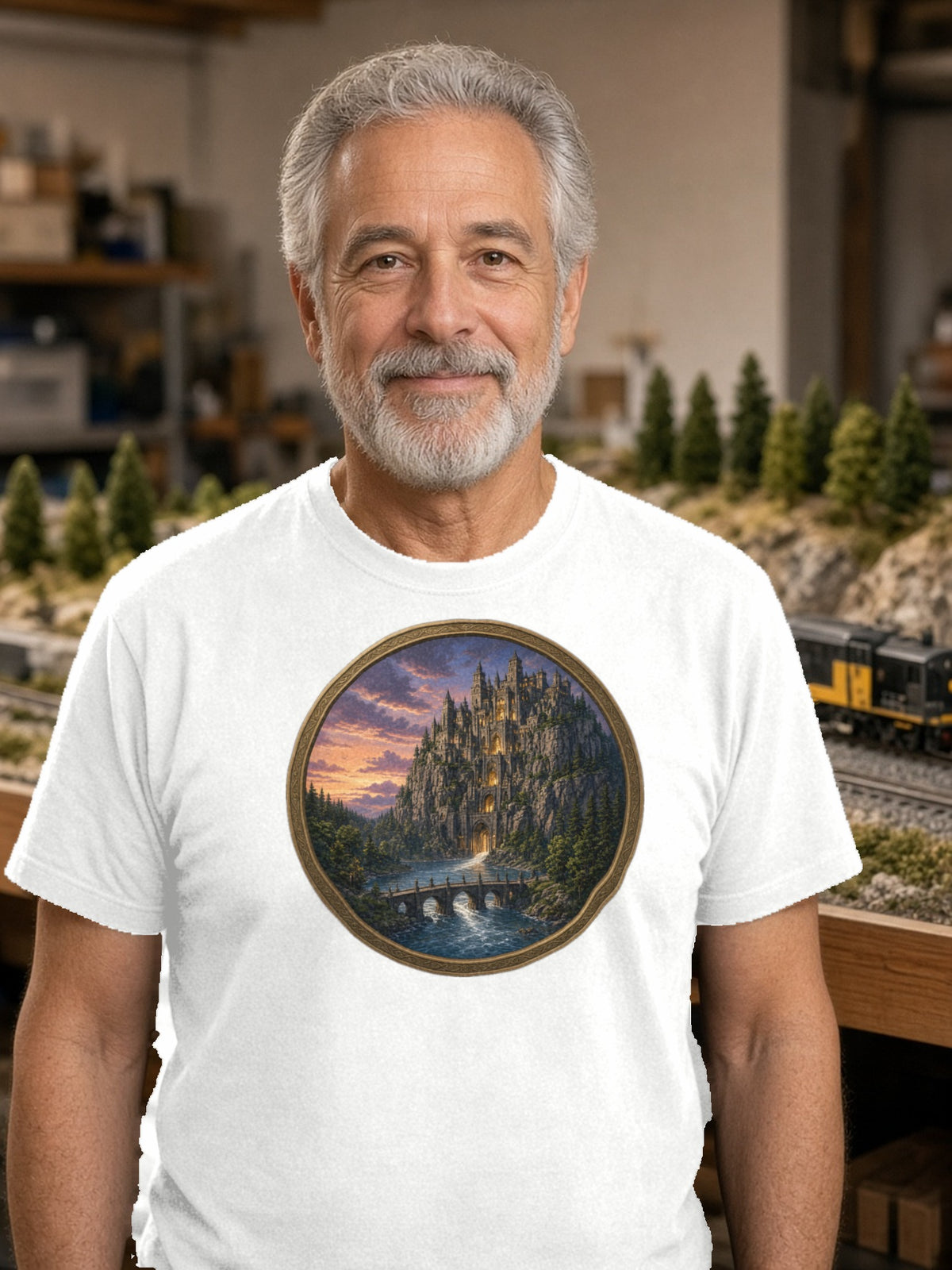 Fortress of the River Gate Tee – White