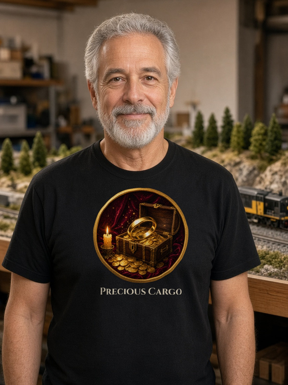 Precious Cargo Treasure Chest Tee – Black