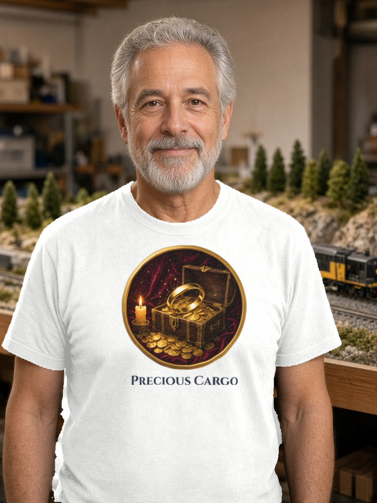 Precious Cargo Treasure Chest Tee – White