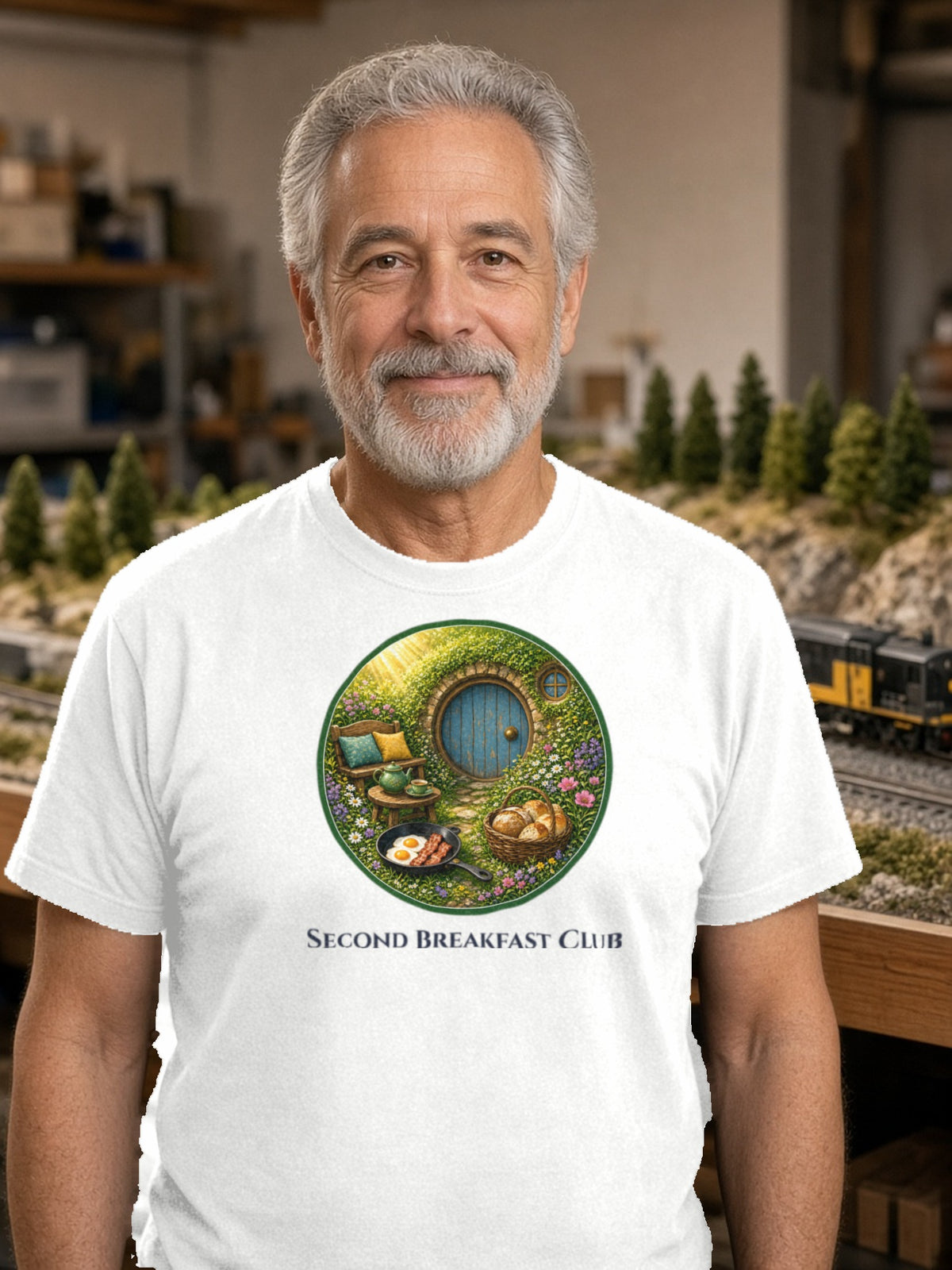 Second Breakfast Club Tee – White