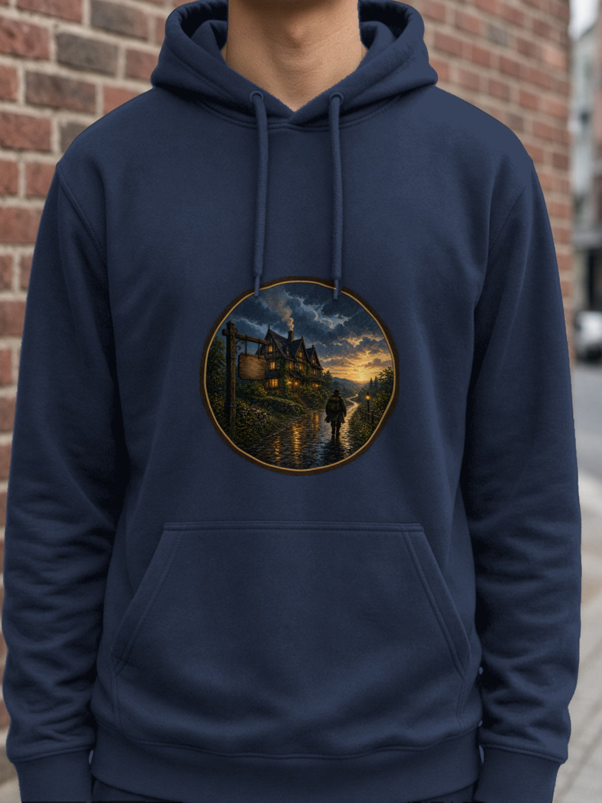The Wayside Inn Hoodie – Navy
