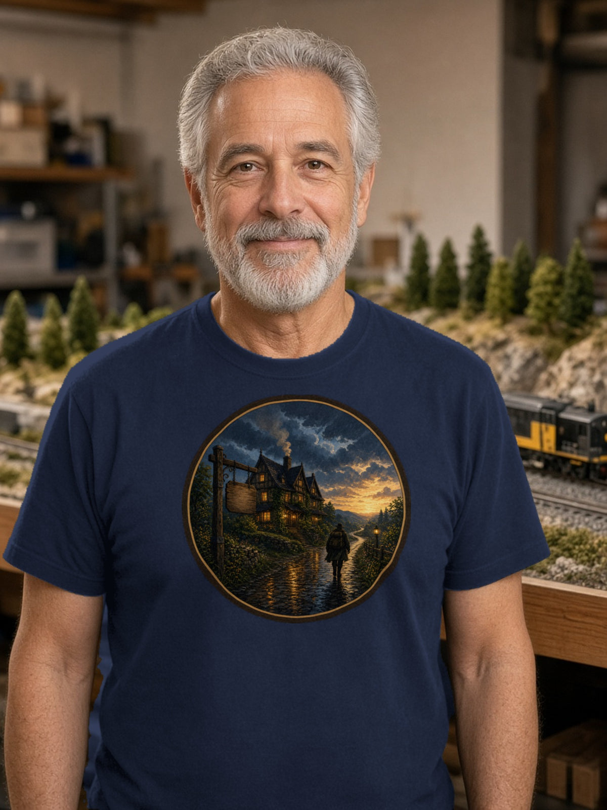 The Wayside Inn Tee – Navy