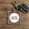 Infocom Babel Fish Keychain