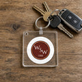 Wiregrass Steel Wheels Keychain