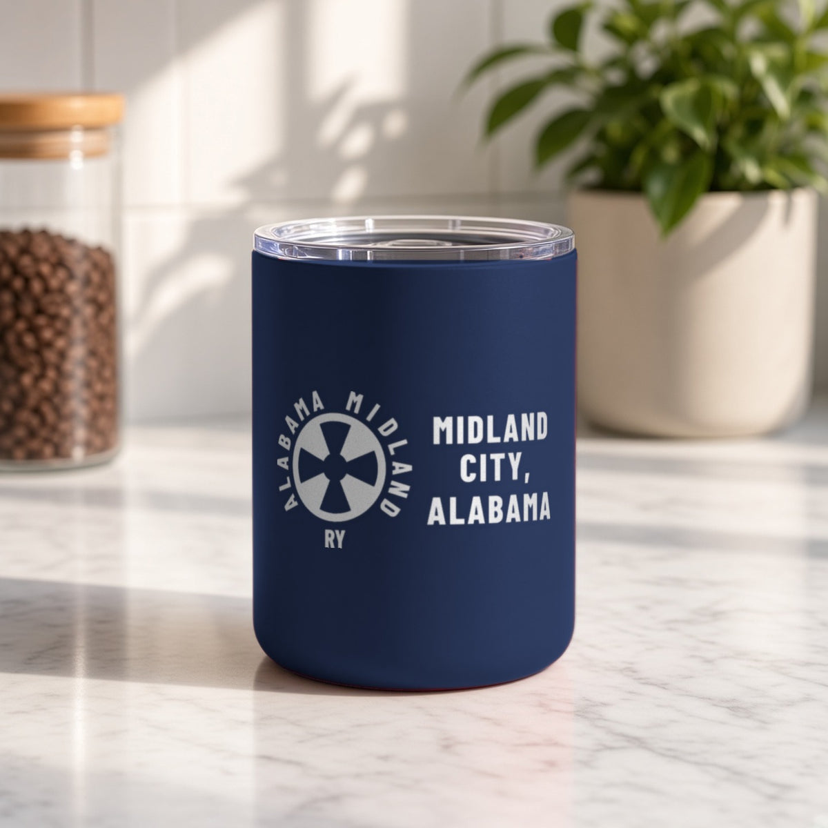 Alabama Midland Railway Midland City Insulated Tumbler 10oz – Navy
