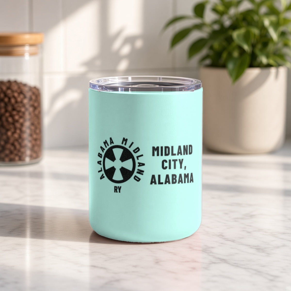 Alabama Midland Railway Midland City Insulated Tumbler 10oz – Teal