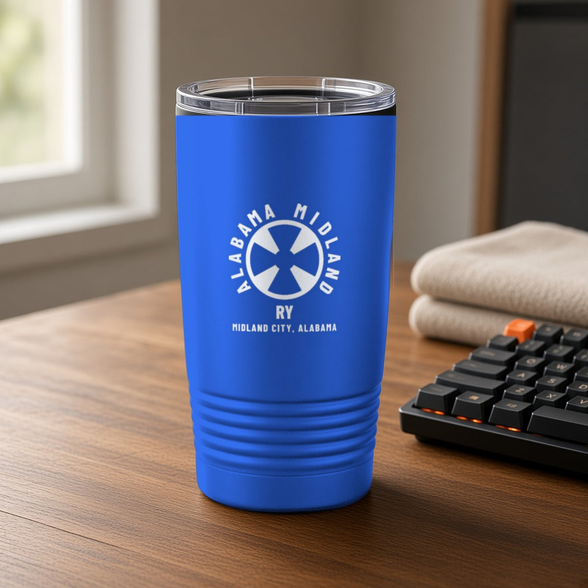 Alabama Midland Railway Midland City Insulated Tumbler 20oz – Royal