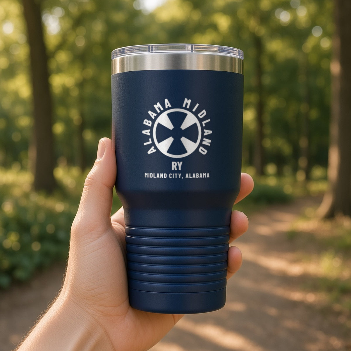 Alabama Midland Railway Midland City Insulated Tumbler 30oz – Navy