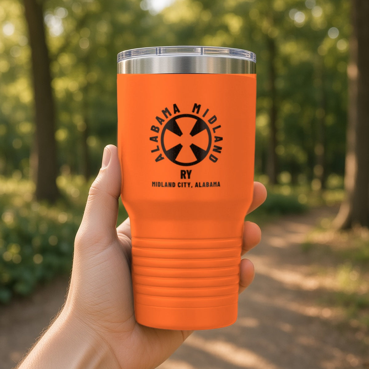 Alabama Midland Railway Midland City Insulated Tumbler 30oz – Orange
