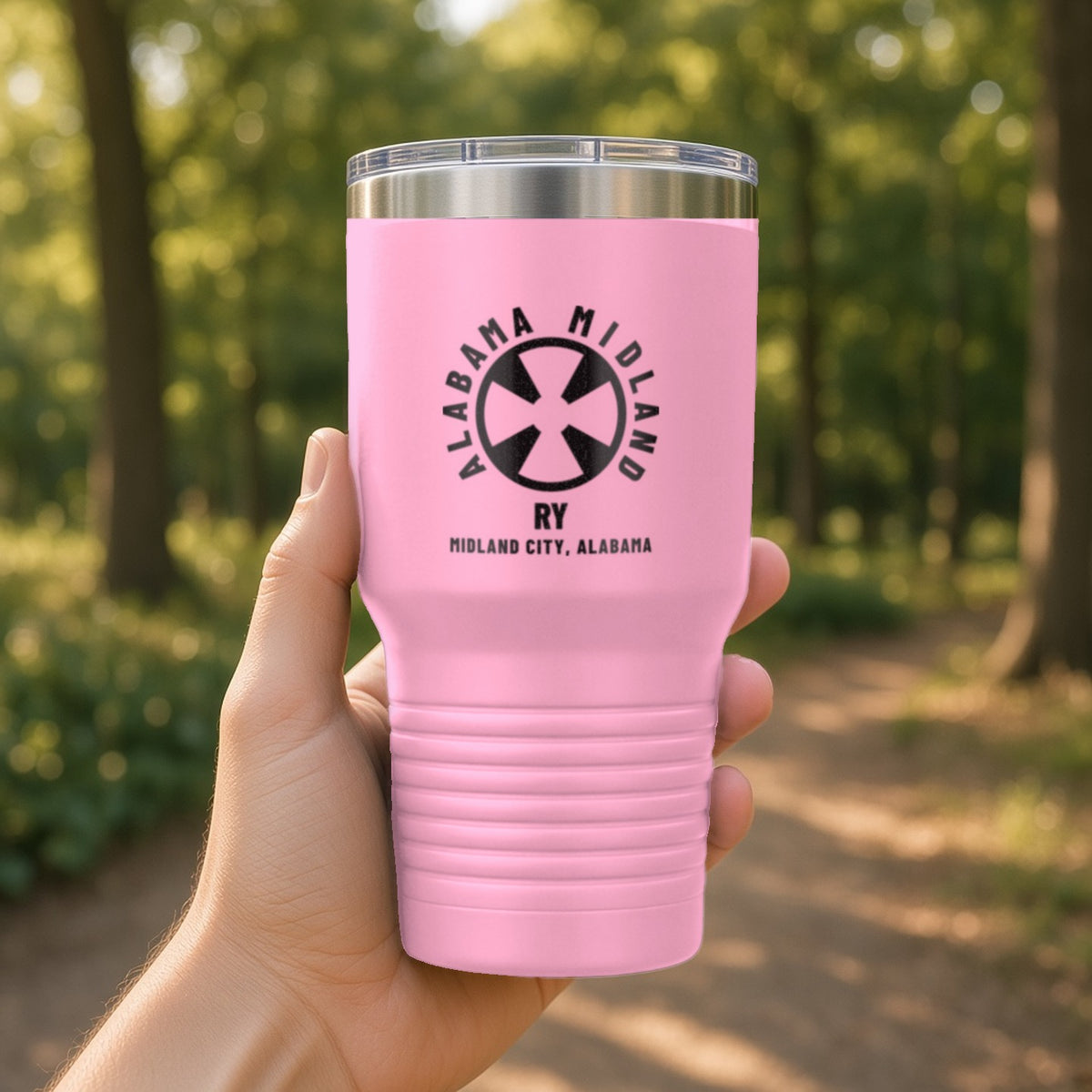 Alabama Midland Railway Midland City Insulated Tumbler 30oz – Pink